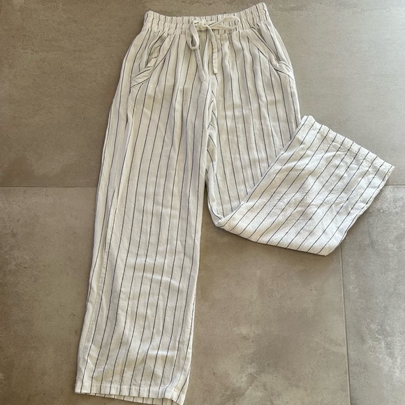 Sienna Sky Pants - Sienna Sky Black and White Striped Pants